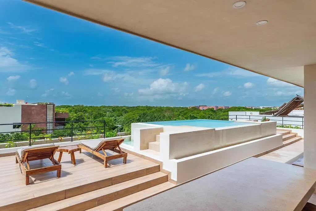 Amazing Rooftop 2Br 2Bathroom Tulum Mexikó