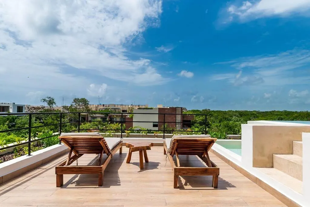 Amazing Rooftop 2Br 2Bathroom Tulum Mexikó