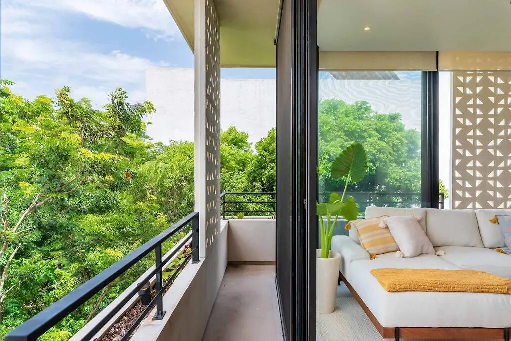 Amazing Rooftop 2Br 2Bathroom Tulum 0*,  Mexikó